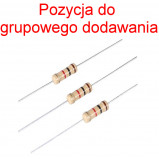 Rezystor 0,25W 5%, produkt do grupowego dodawania wielu wartości