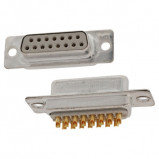 Gniazdo D-SUB 15 pin lutowane na kabel opak=100 szt