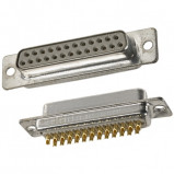 Gniazdo D-SUB 25 pin lutowane na kabel opak=100 szt