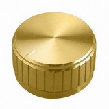 Gałka potencjometru złota 30mm GZL30