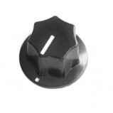 Gałka potencjometru bakelitowa czarna GBS22 22mm