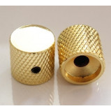 Gałka potencjometru metalowa złota 19mm GMZL19 h=19mm