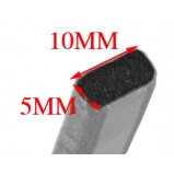 Uszczelka przewodząca 10x1000mm grubość 5mm