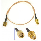 Adapter (przedłużacz) SMA męskie-SMA żeńskie, długość 20cm