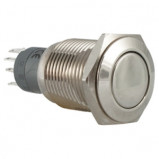 PBW-19A Przycisk wandaloodporny bistabilny 2A 250V klawisz płaski